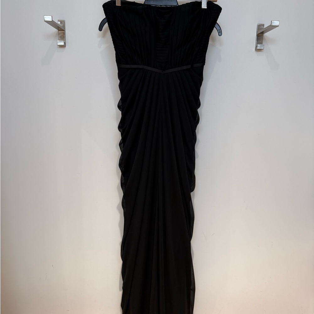 JS Boutique Black Strapless Maxi Dress